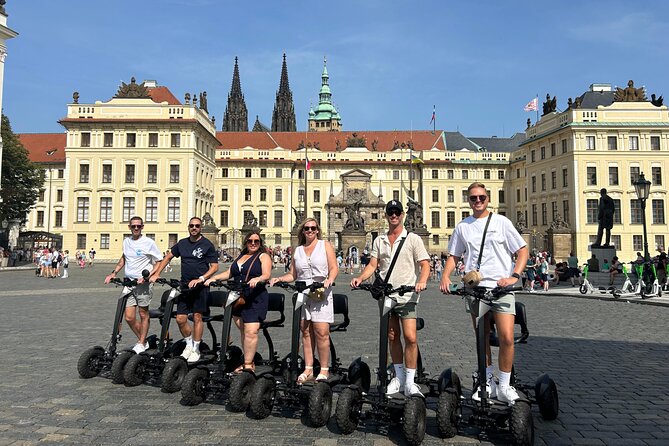 Scooter tours to Prague Castle and views. - The ride start at Míšeňská, and what you actually do first