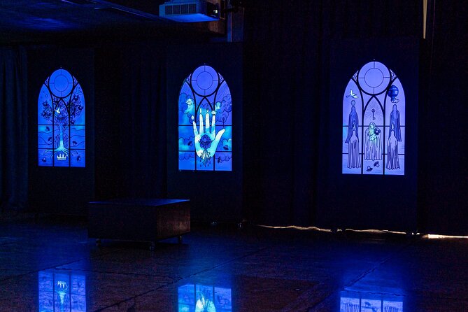 Spiritual Prague: An Exhibition - Blue Flower at Divadlo Hybernia: a ticketed art-tech time machine