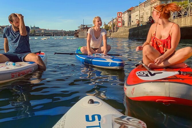 Stand-Up Paddleboarding on the Vltava River in Prague - Prague Castle and Charles Bridge from Water: Why This Perspective Works