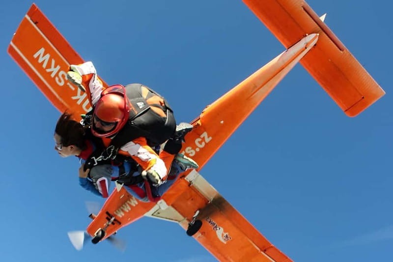 Tandem Skydiving Adventure in Prague - Parachute Drift Over Prague: Six Minutes of Birdlike Flight