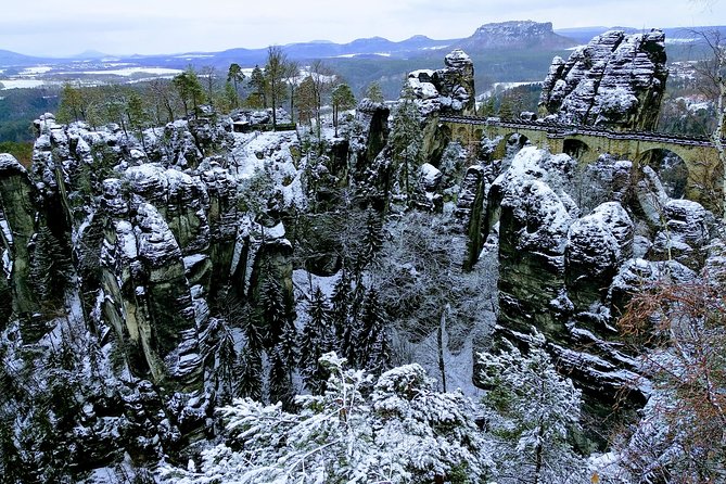 Terezin & Bohemian Switzerland from Prague: Bastei, Narnia & Café - Tisá sandstone and the Narnia Labyrinth: walkable, romantic, and photo friendly