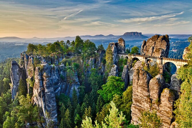 Terezin Camp & Bohemian Switzerland with Tisa&Bastei From Prague - Bastei Bridge in Saxon Switzerland: the Elbe canyon viewpoint you came for