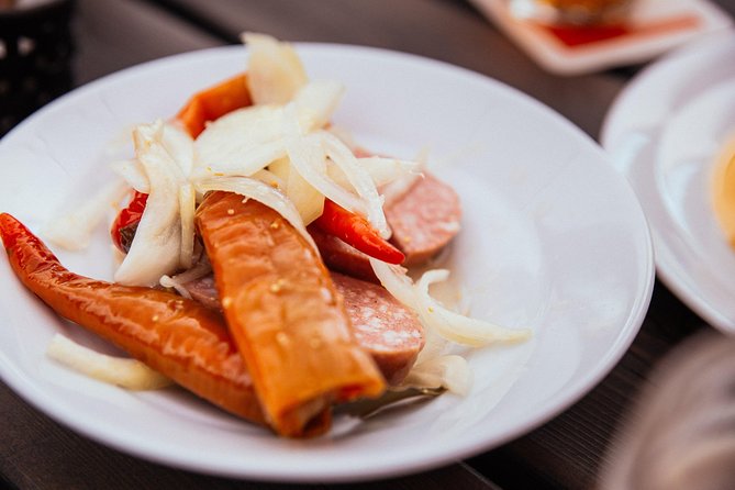 The 10 Tastings of Prague With Locals: Private Food Tour - Church exterior stop: tlačenka and the Czech open-sandwich style