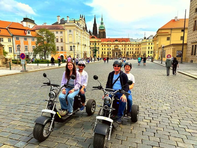 The best Trike Bike Prague city tour - John Lennon Wall and Kampa Island, with Little Venice along the way