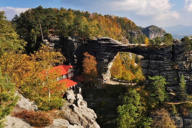 Top Full-Day Adventure: Bohemian & Saxon Switzerland from Prague - Hřensko lunch break under the cliffs