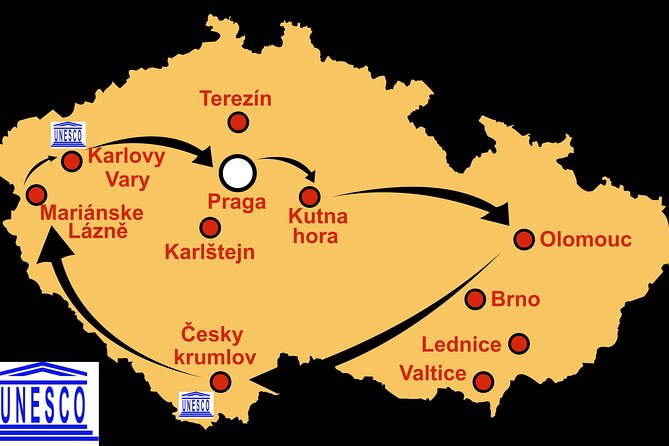 Tour of the Czech Republic - Castles and spas of Bohemia & Moravia - Český Krumlov to Mariánské Lázně: Spa Time Built In