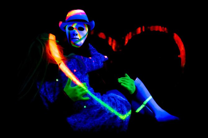 Underground Black Light Theatre Interactive Show in Prague - The Intimate 50-Seat Historic Venue (And Why It Changes Everything)