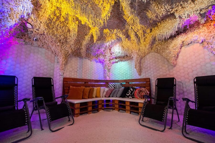 Unique salt cave in Prague - Skin and breath: what this salt cave is meant to help