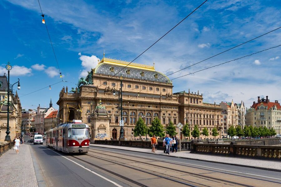 Walking tour of Prague in French : Nové Město - Key highlights you will feel on the ground