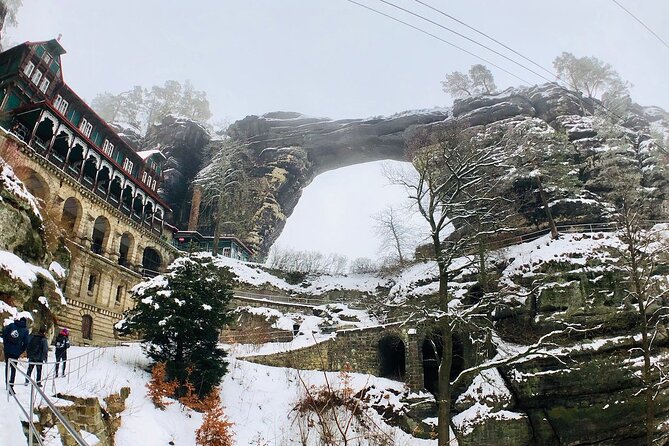 Winter Fairytale The BEST of Bohemian & Saxon Switzerland Hiking Tour - Bohemian Switzerland National Park winter hike: what the day feels like