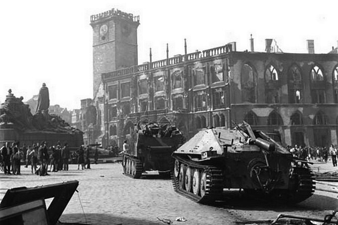 WWII in Prague Tour & The Crypt of Operation Anthropoid - Meeting at Powder Gate, then Prague becomes a timeline
